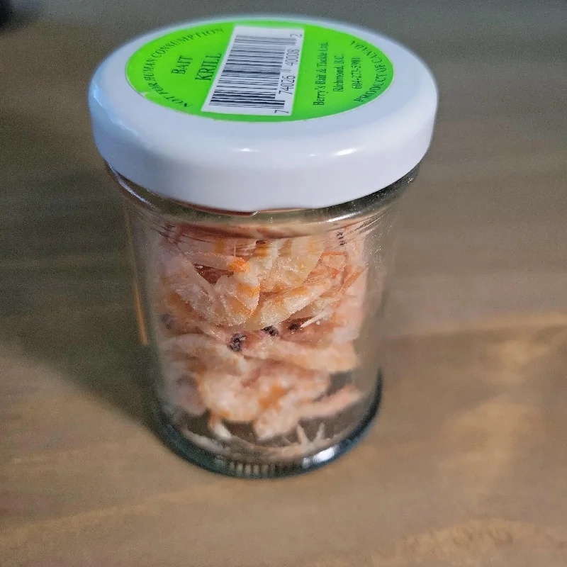 Ice Fishing Lures-Shrimp Bait Natural in Jar