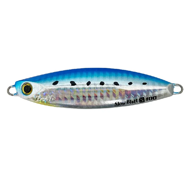 Snapper Fishing Lures-Zetz Slow Blatt S 100g Metal Jig