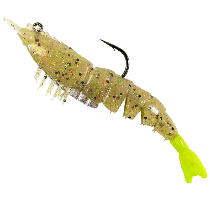 Muskie Fishing Lures-ZMan EZ ShrimpZ 3.5" Rigged Soft Plastics