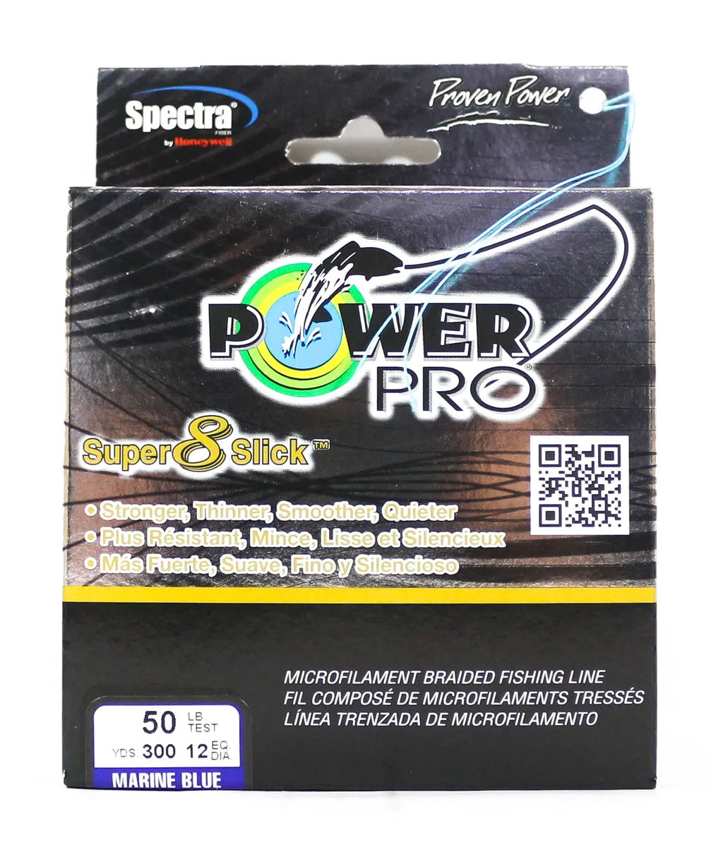 Best Fishing Line For Spinning Rods-PowerPro - Super 8 Slick Marine Blue 40lb 300yd