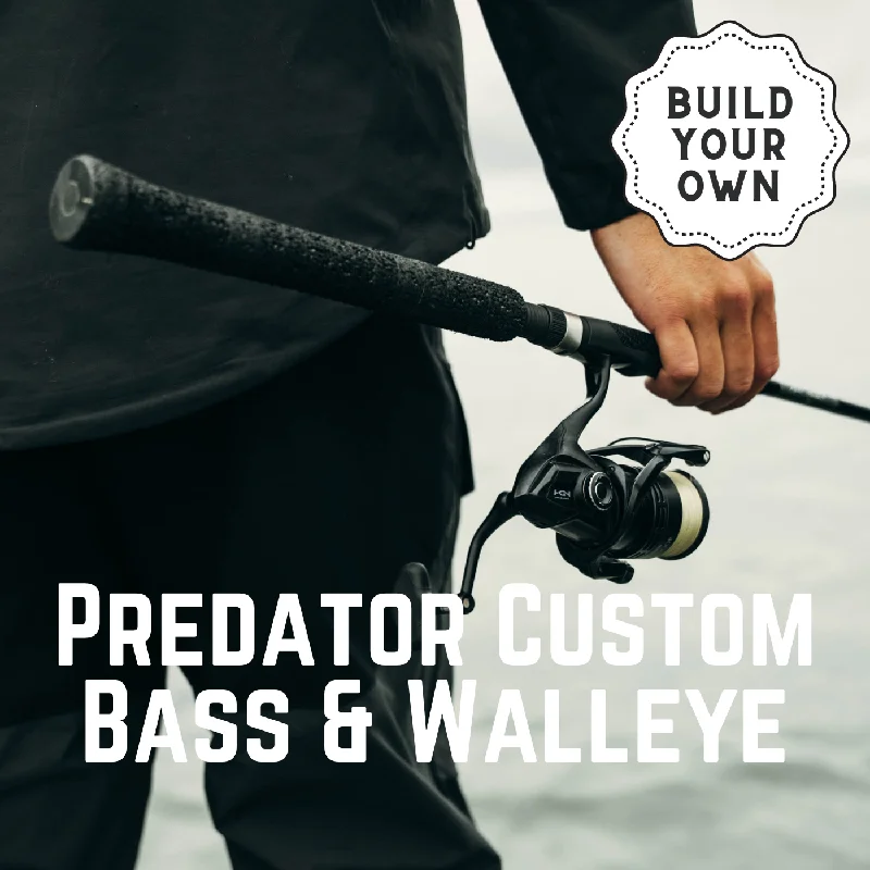 Best Fishing Rod With Stainless Steel Guides-Predator Custom Bass & Walleye Rods