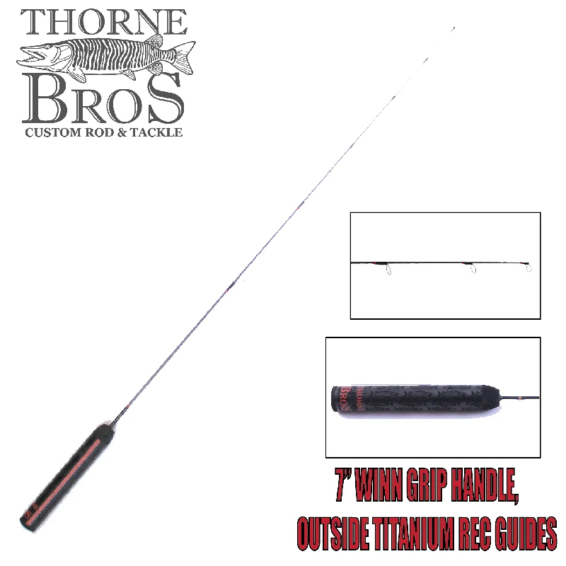 Portable Fishing Rod-Thorne Brothers Custom Ice Rod -  Panfish Sweet Heart Options