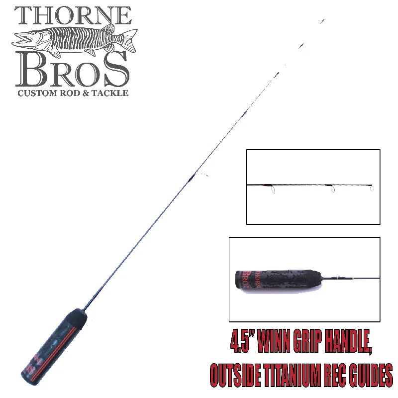 Fast Action Fishing Rod-Thorne Brothers Custom Ice Rod - Power Noodle Options