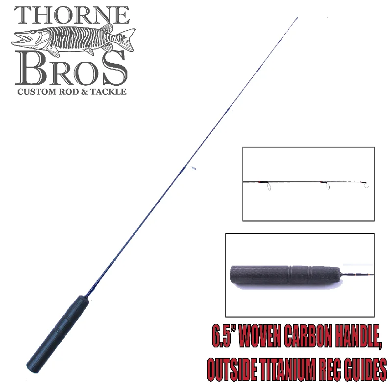 Best Fishing Rod For Beginners-Thorne Brothers Custom Ice Rod -  Walleye Sweet Heart Options