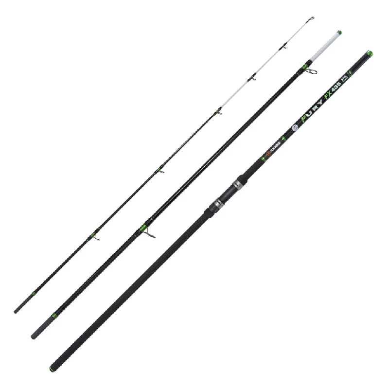 Best Fishing Rod With Stainless Steel Guides-Akios Fury FX435 SRS 4.35m 14.5ft 3 Piece Surf Rod