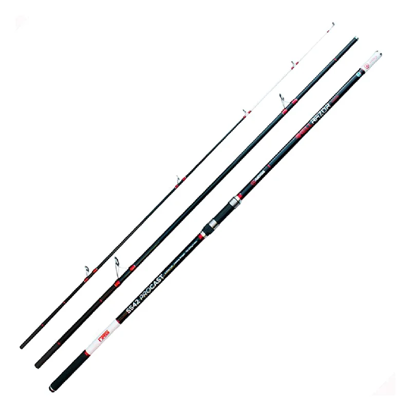 Best Fishing Rod For Ned Rig-Akios Hellrazor SS420 Surf Rod 14ft 3 Piece 112-225 gram