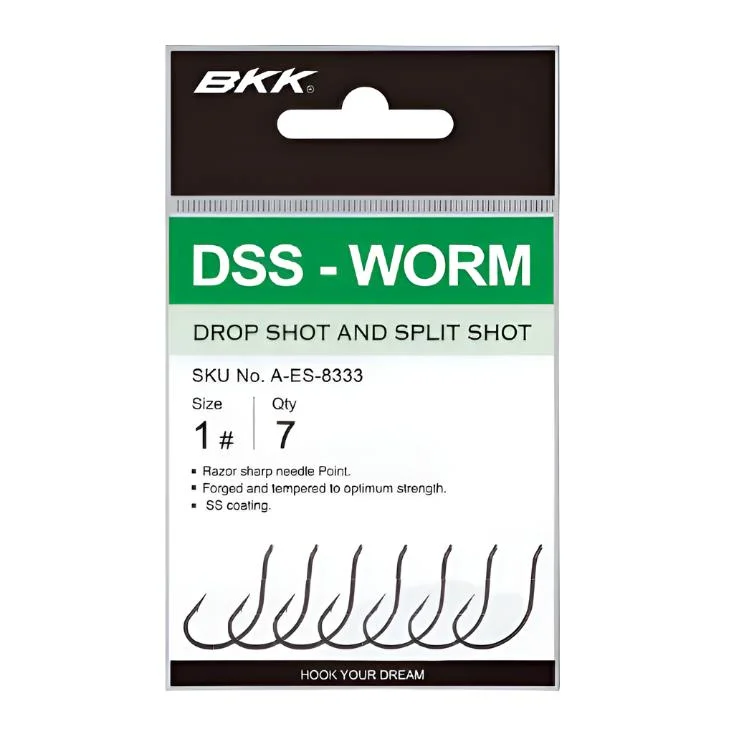 Barbed Fishing Hook-BKK DSS-Worm