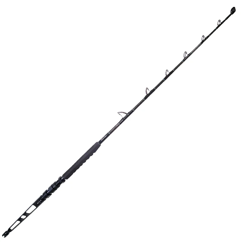 Best Fishing Rod With Cork Handle-BlacktipH Shark Fishing Rod with Winthrop Terminator Butt and Carbon Fiber Wrap