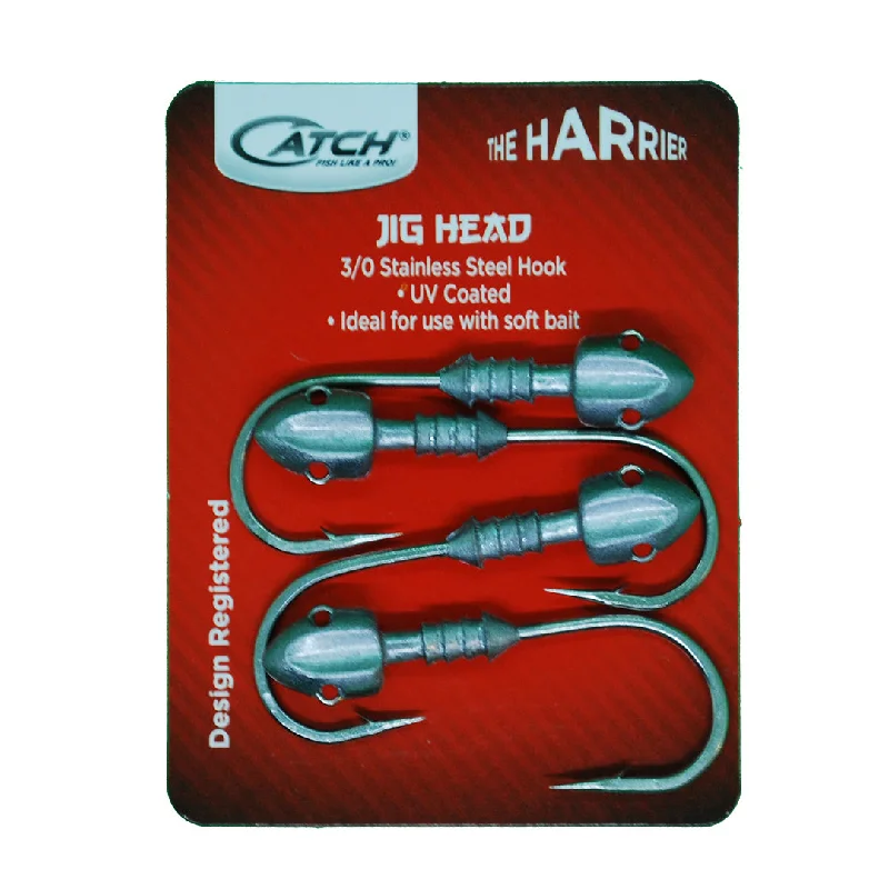 Treble Fishing Hook-Catch Harrier Jig Heads (1/4 - 1 Oz)