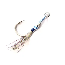 Best Fishing Hook For Lake Fishing-Damiki Vex assist hooks Blue