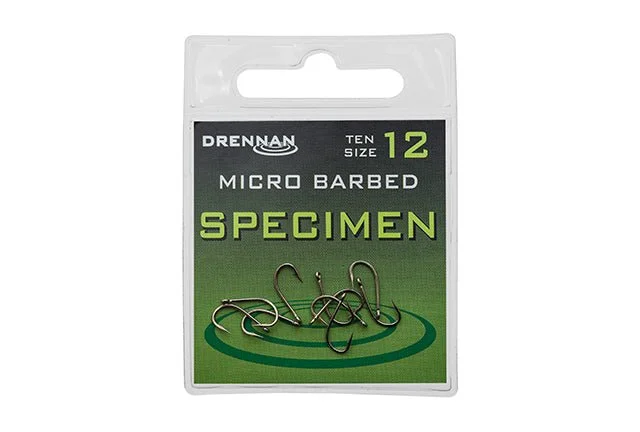 Best Fishing Hook For Float Fishing-Drennan Specimen Hooks Eyed Barbed