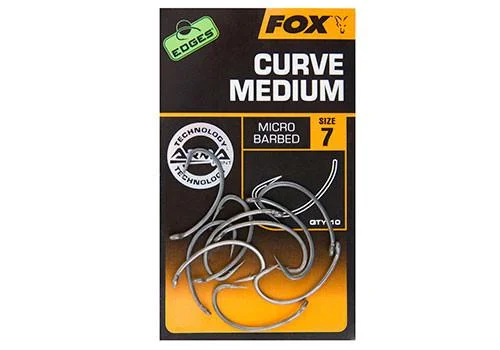 Best Fishing Hook For Heavy Cover-Fox Edges ArmaPoint Hooks Curve Shank Medium