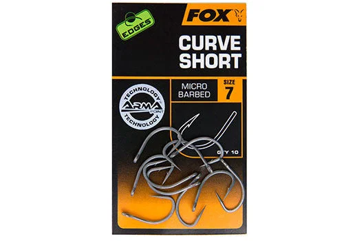 Best Fishing Hook With Short Shank-Fox Edges ArmaPoint Hooks Curve Shank Short