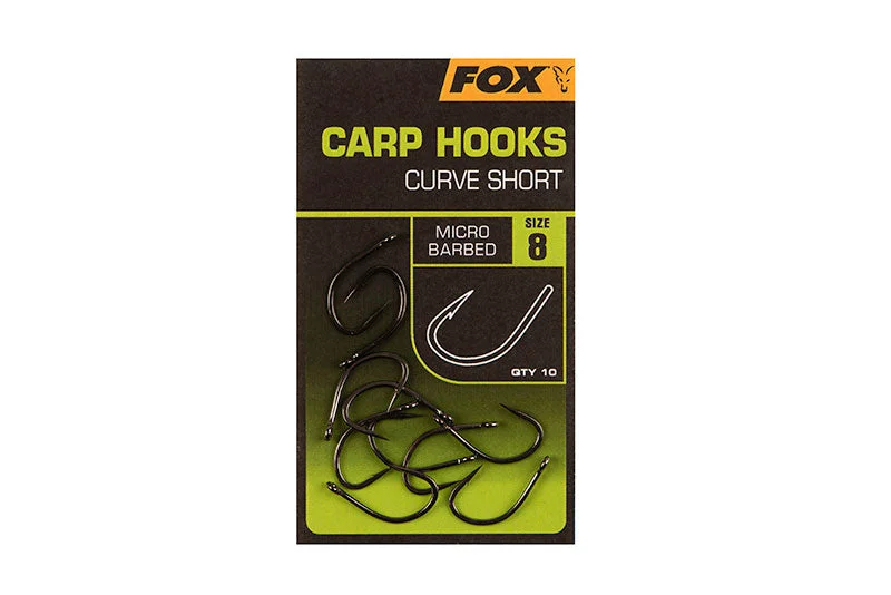 Best Fishing Hook For Redfish-Fox Short Curve Short Carp Hooks