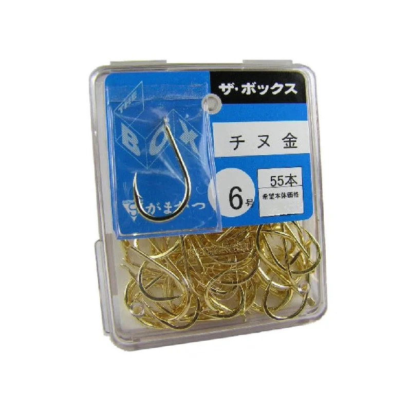 Best Fishing Hook For Surf Fishing-GAMAKATSU 66718 CHINU (GOLD) THE BOX