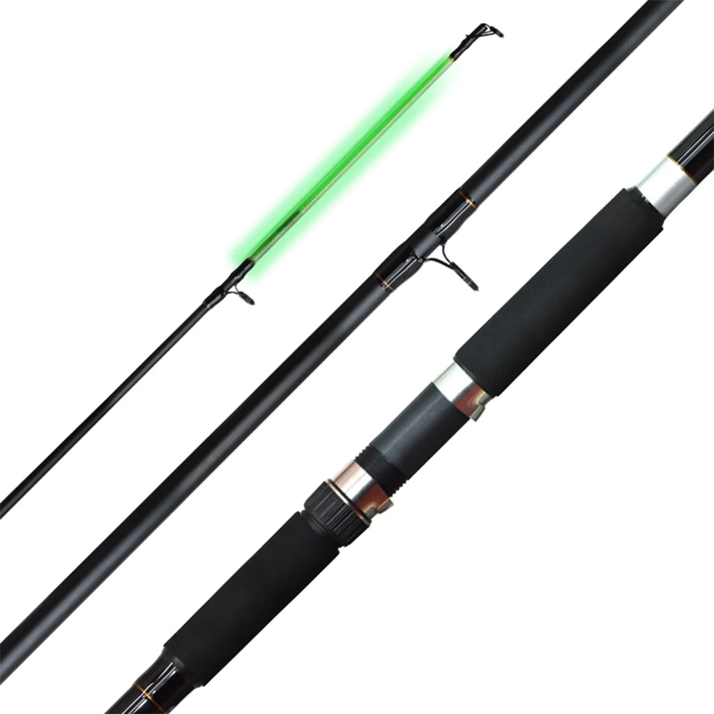 Best Fishing Rod With Aluminum Reel Seat-Kilwell LED Surf Rod 14ft 3 Piece 55-140 gram