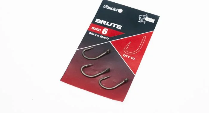 Best Fishing Hook For Fast Hook Set-Nash Brute Hooks Micro Barbed