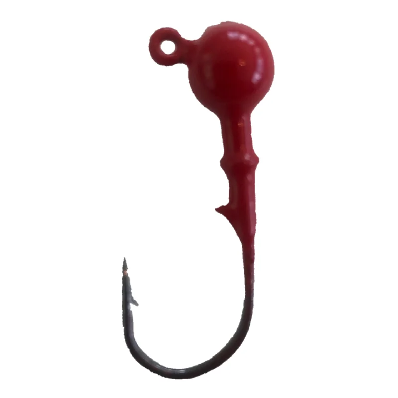 Anti-Corrosion Fishing Hook-RED JIGHEAD HOOK <br>5-Pack