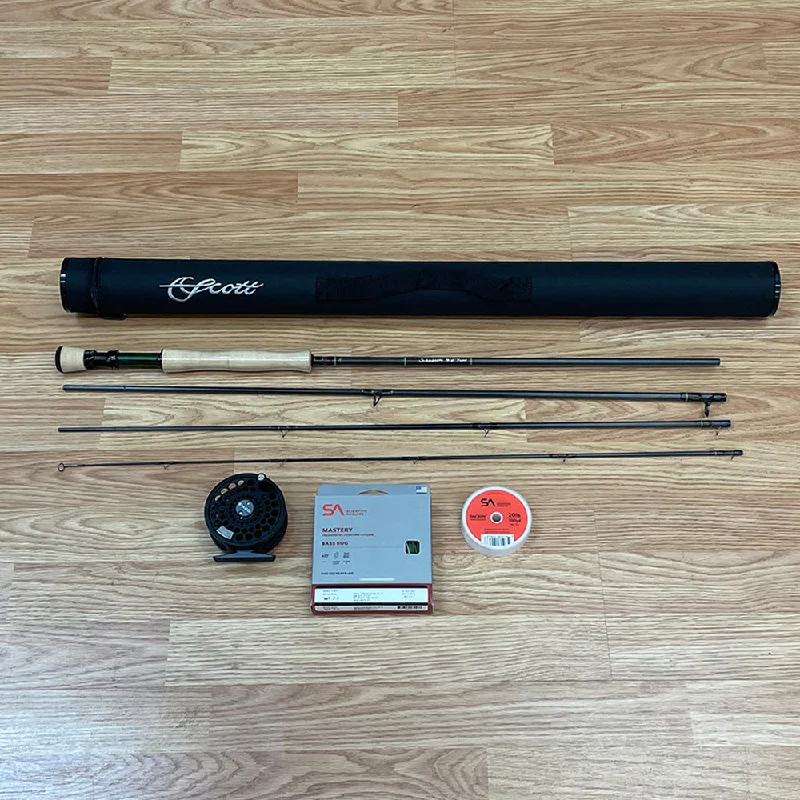 Best Fishing Rod With Anti-Corrosion Finish-Scott Session 907-4 Fly Rod and Reel Outfit