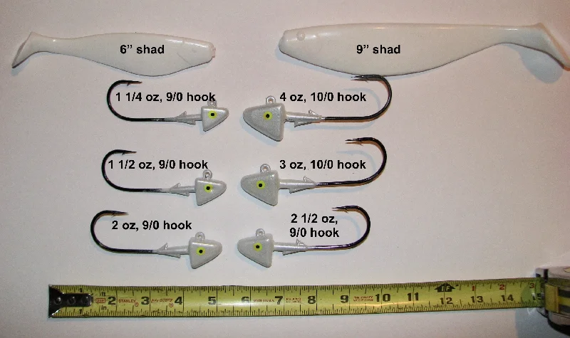 Best Fishing Hook For Texas Rigs-Shad Heads w/MEGA size hooks.