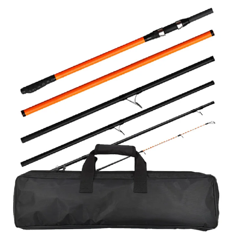 Best Fishing Rod With High Sensitivity-Tica Galant 6 Piece Surf Rod with Case 100-220 gram