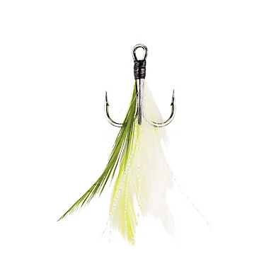 Best Fishing Hook For Stinger Rigs-Berkley - Fusion19 Feathered Treble Hook