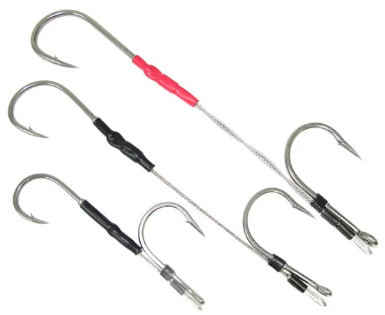 Best Fishing Hook For Soft Mouth Fish-Black Bart Stainless Double Hookset