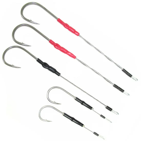 Best Fishing Hook For Aggressive Strikes-Black Bart Stainless Single Hookset