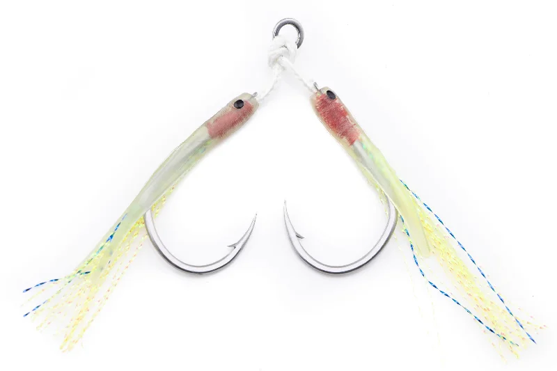 Best Fishing Hook With High Tensile Strength-Centaur Light Jigging Dual Assist Hooks