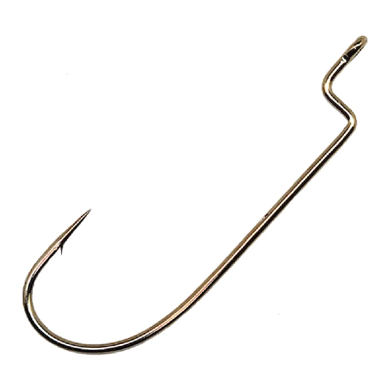 Best Fishing Hook For Lake Fishing-Gamakatsu Offset Worm Hooks Bronze