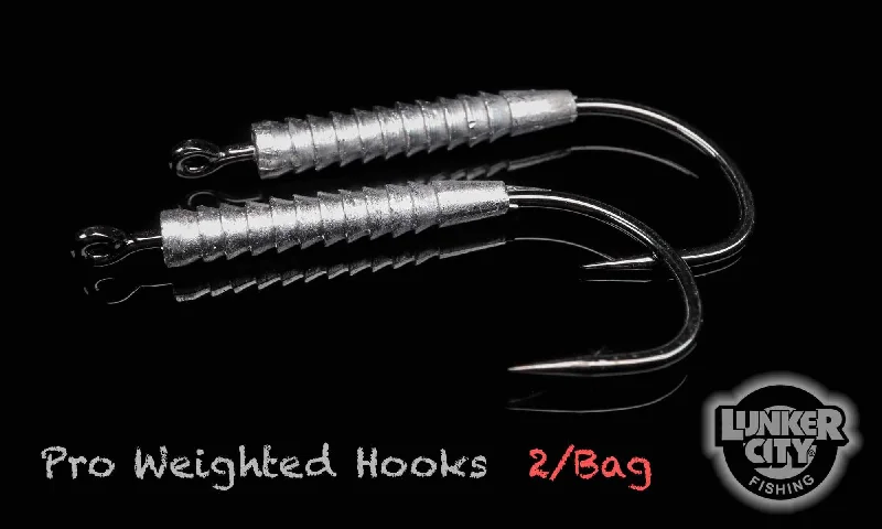 Best Fishing Hook For Pike-Lunker City PRO Weighted Hooks