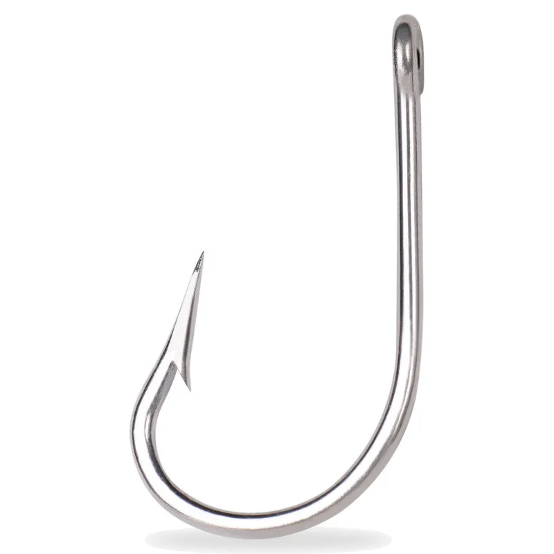 Best Fishing Hook For Clear Water-Mustad 7691S-SS Stainless Steel Southern & Tuna Big Game Hook