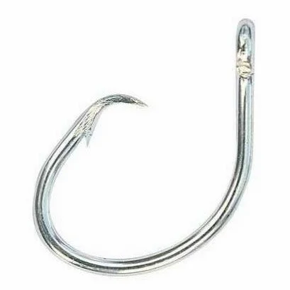 Best Fishing Hook With Long Shank-Mustad Tuna/Shark Circle Hook 39960-DT