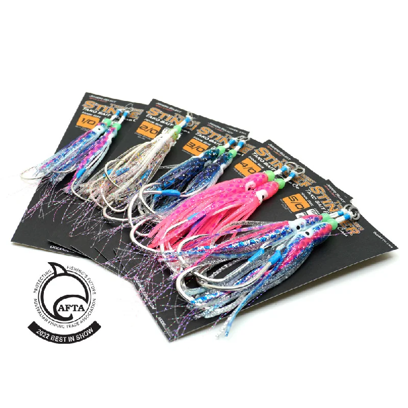 Best Fishing Hook For Artificial Bait-Ocean's Legacy Tako Bait Stinger Twin Assist Hooks