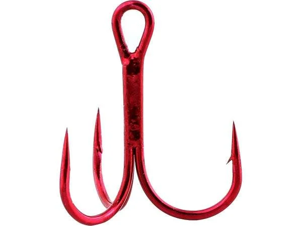 Best Fishing Hook For Gentle Bites-Owner Stinger Treble -red Hook