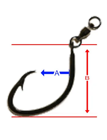 Treble Fishing Hook-QuickRig Charlie Brown Circle Hooks w/ Ball Bearing Swivel