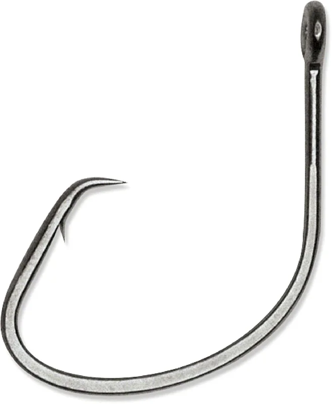 Best Fishing Hook For Catfish-VMC 7381 SureSet Circle Hook X Strong-Offset Coastal Black