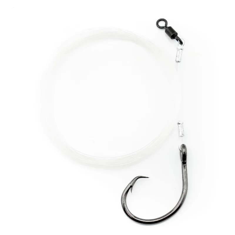 Best Fishing Hook For Live Bait-White Water Custom Fluorocarbon Tuna Chunking Rigs