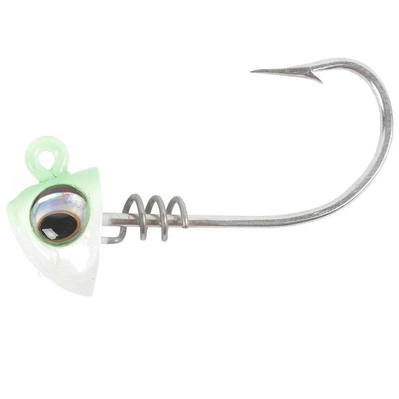 Best Fishing Hook For Deep Water-5" Screwlock Jig Head - (1 oz)