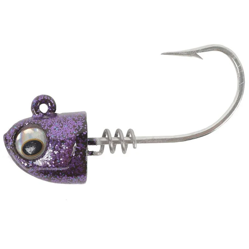 Best Fishing Hook With Long Shank-5" Screwlock Jig Head - ( 2  oz)