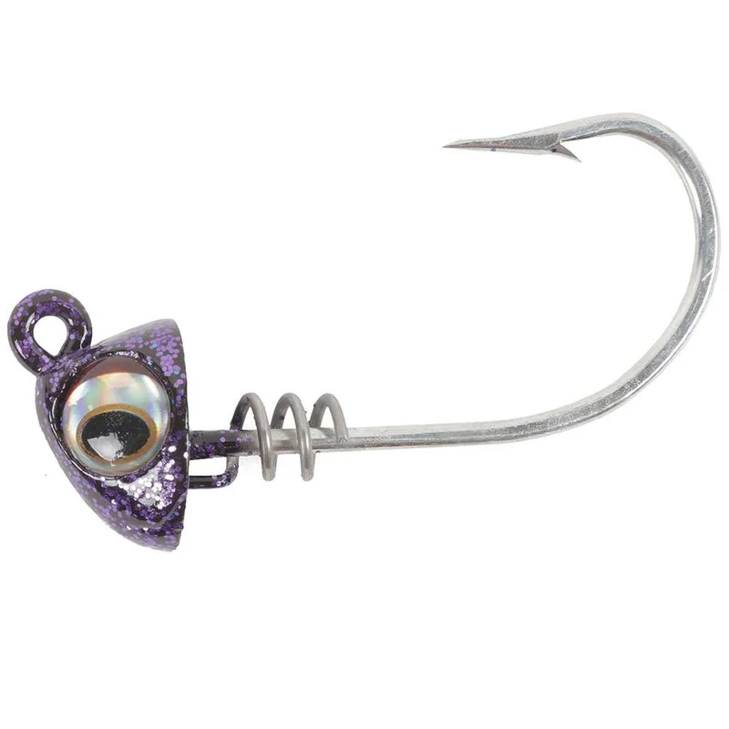 Best Fishing Hook For Pike-5" Screwlock Jig Head- (3/4 oz)