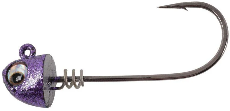 High-Carbon Steel Fishing Hook-8" Screwlock Jig Head - (1.5  oz)