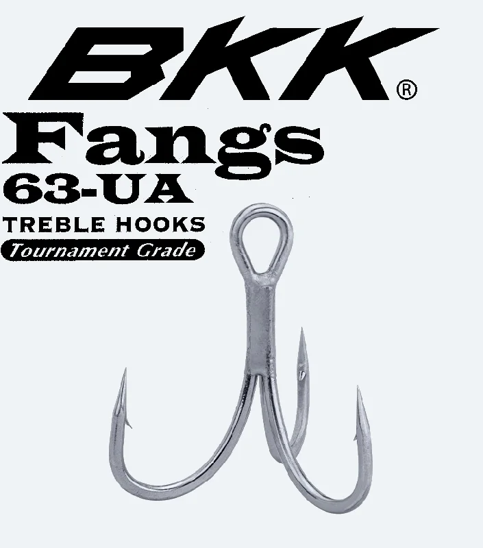 Wacky Fishing Hook-BKK Fangs 63-UA Treble Hook