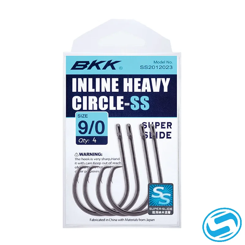 Best Fishing Hook With Long Shank-BKK Inline Heavy Circle-SS Hook