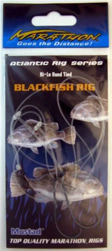 Best Fishing Hook For Artificial Bait-Blackfish Hi-Lo Rig - (#5 Hook)