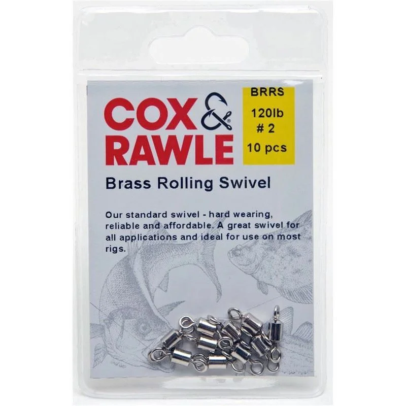 Best Bearing Swivels For Offshore Fishing-Cox & Rawle Brass Rolling Swivels