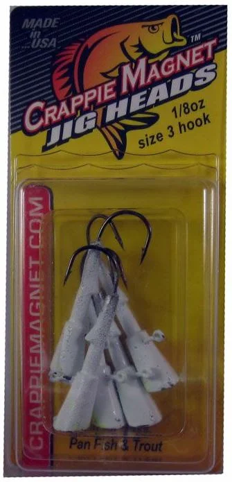 Best Fishing Hook For Deep Sea Fishing-Crappie Magnet Jig Head - 1/8oz