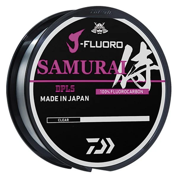 Best Fishing Line For Topwater Fishing-Daiwa J-Fluoro Samurai Clear Fluorocarbon Line