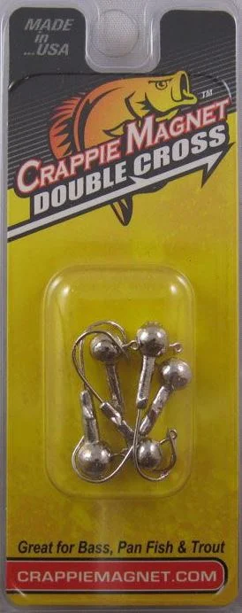 Best Fishing Hook For Wacky Rigs-Double Cross Jig Head - 1/16