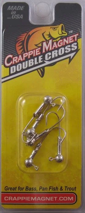 Best Fishing Hook For Soft Plastics-Double Cross Jig Head - 1/32